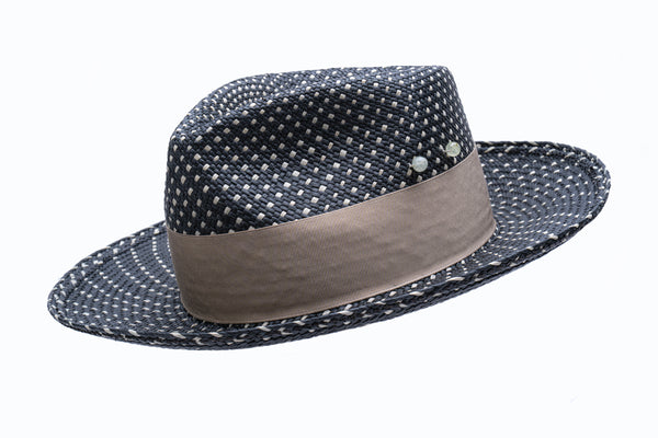 B&W Fedora Straw