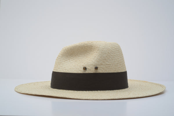 Cream Fedora Straw