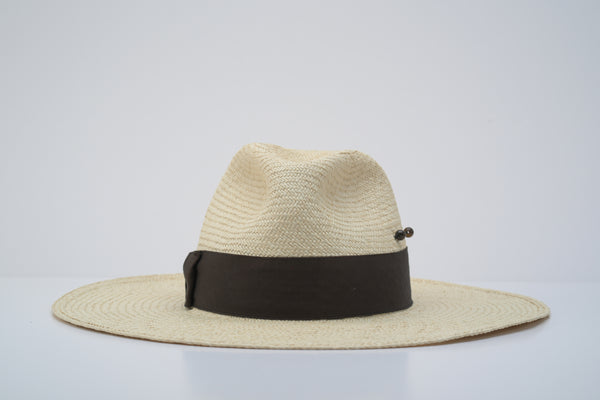 Cream Fedora Straw
