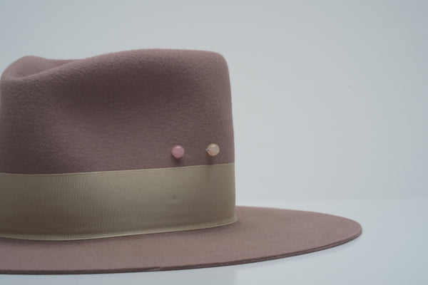 Soft Pink Fedora