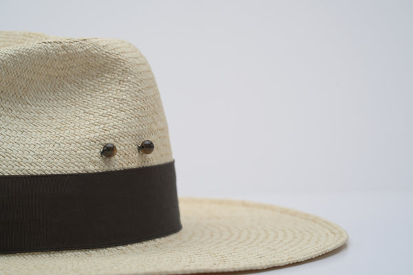Cream Fedora Straw