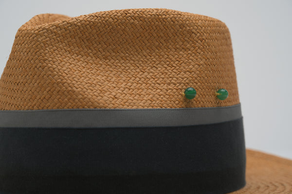 Caramel Fedora Straw