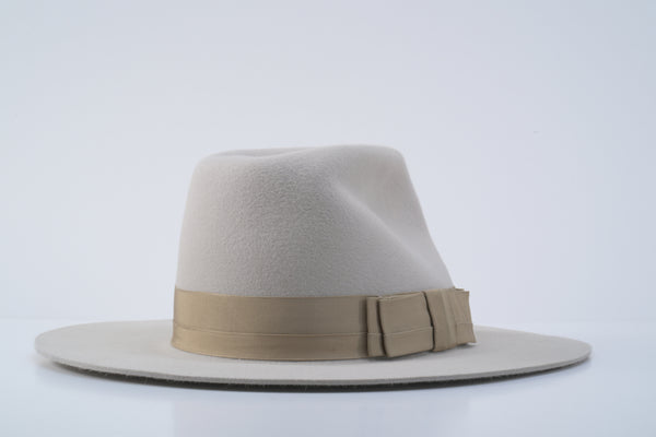 Cream / White Fedora