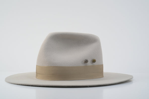 Cream / White Fedora