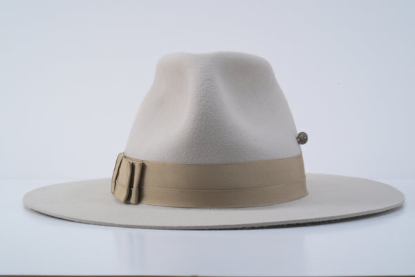 Cream / White Fedora