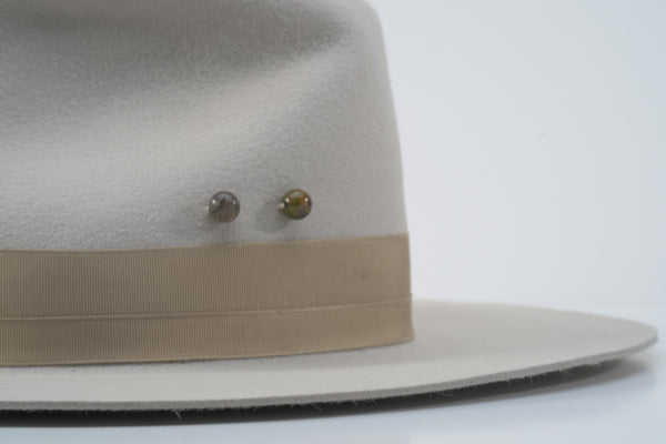 Cream / White Fedora